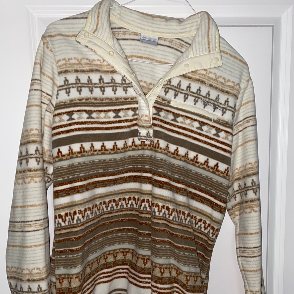 Columbia pullover quarter snap fleece